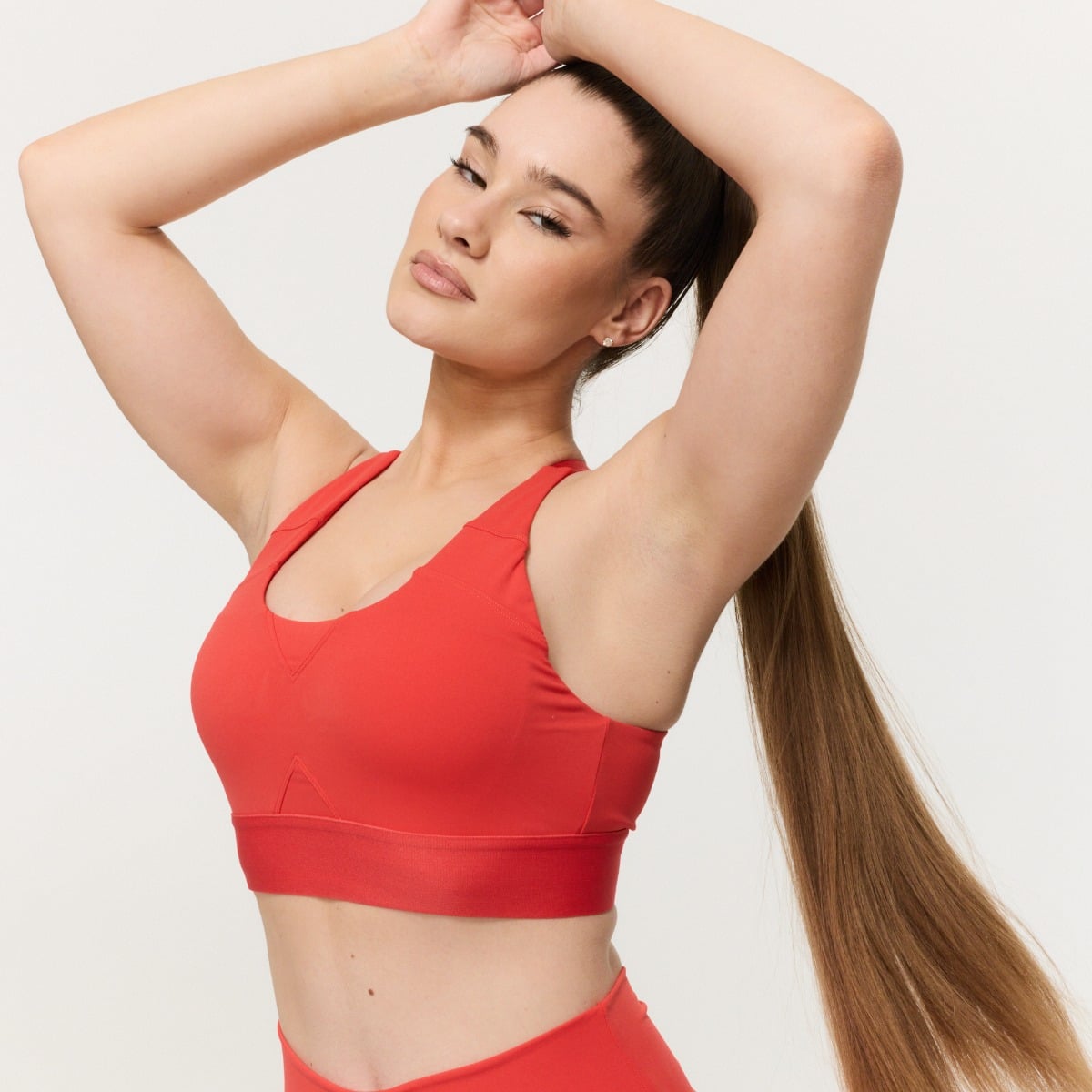 Športová podprsenka Limitless Hot Red - GymBeam