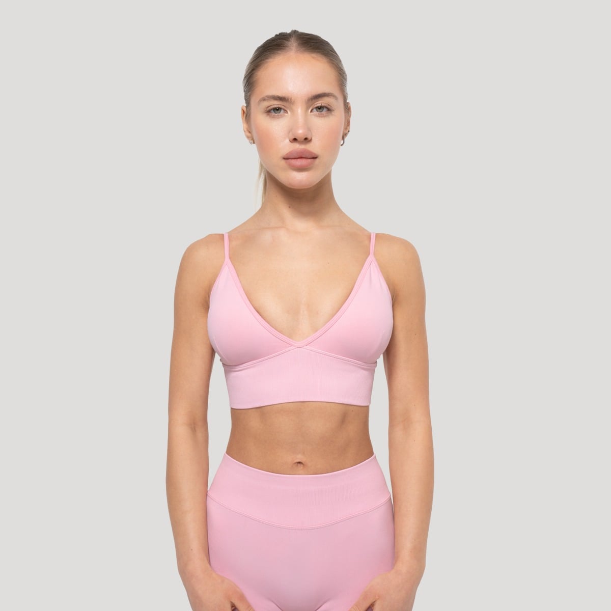 Športová podprsenka Luma Baby Pink - GymBeam