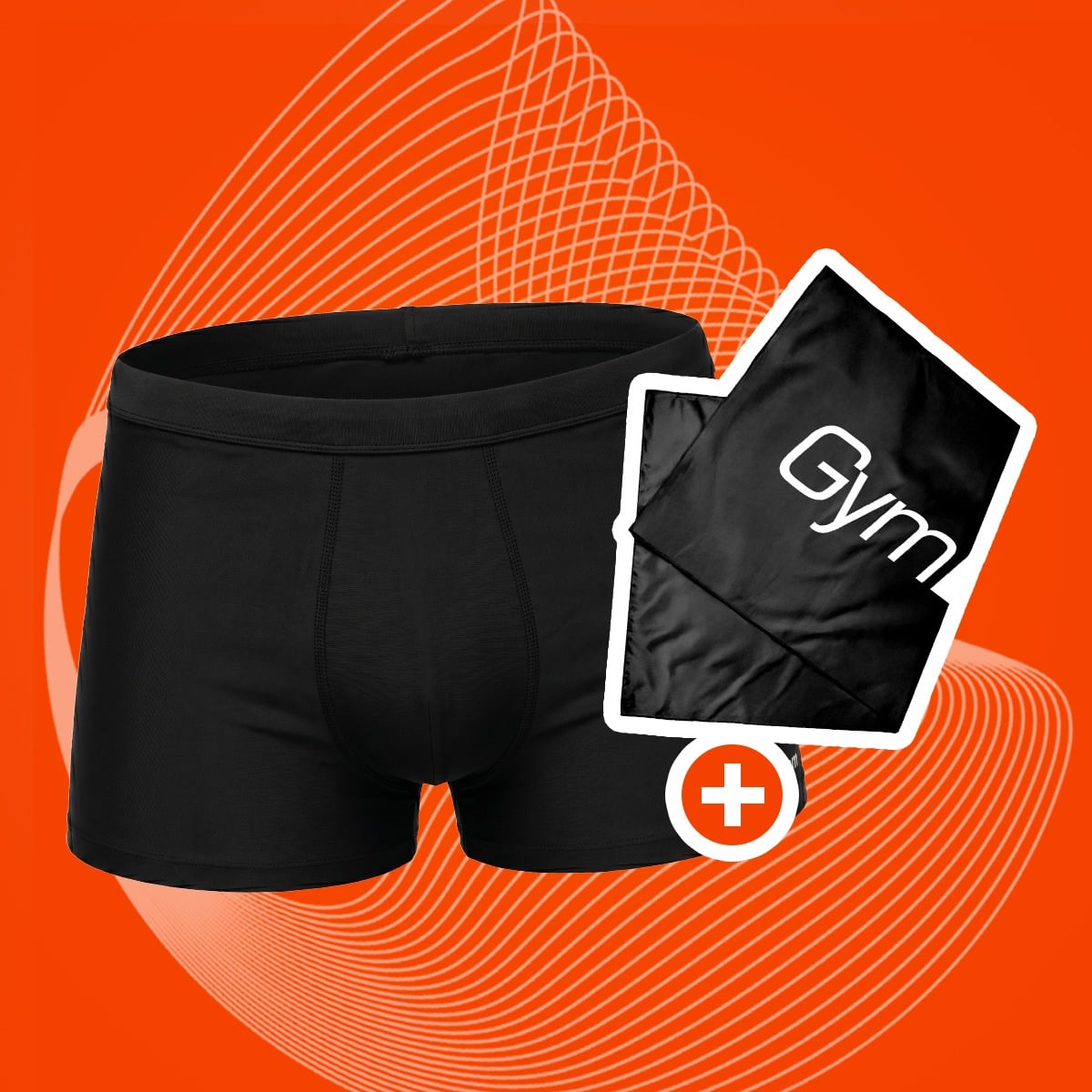 Pánske plavecké šortky Pro Black - GymBeam + darček