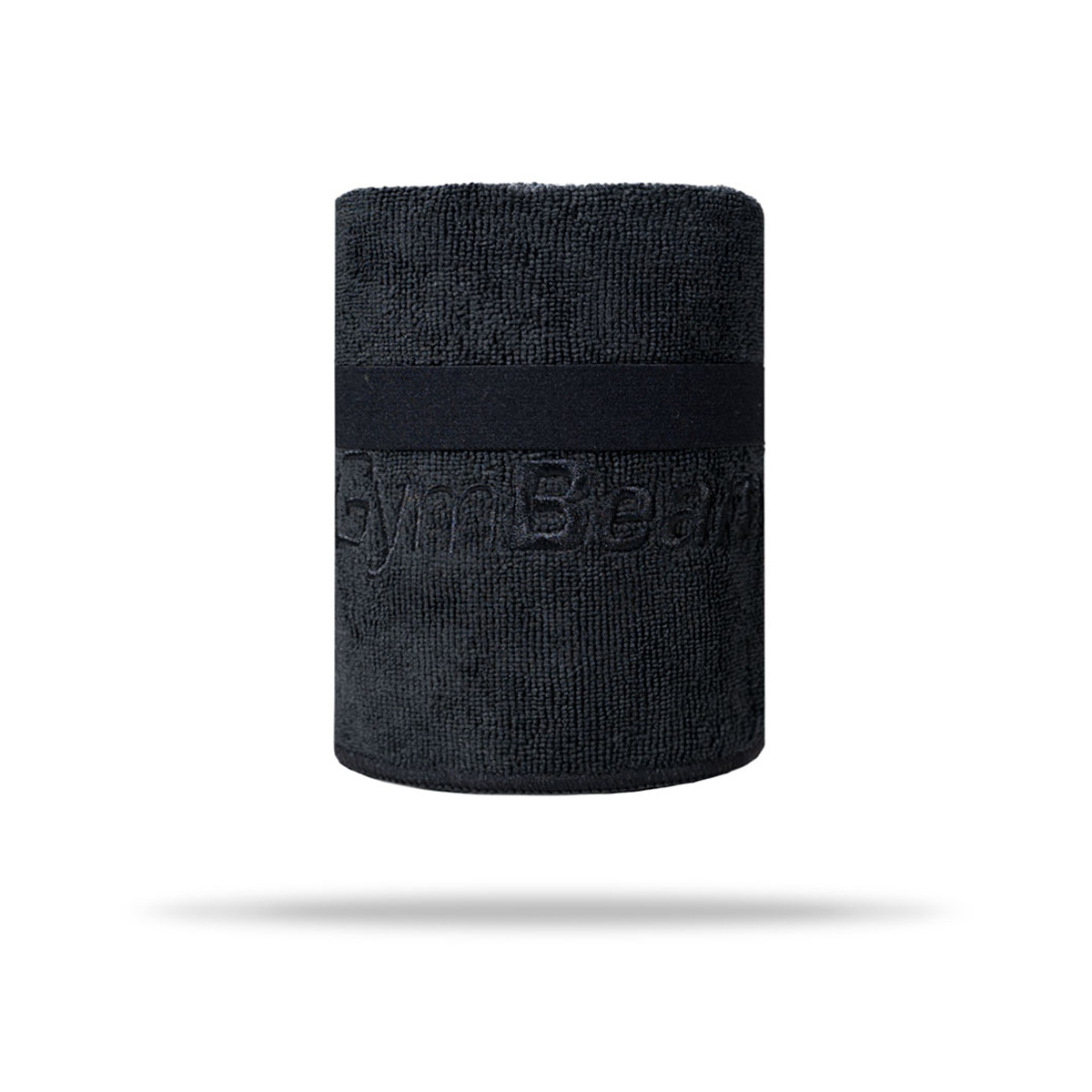 Športový uterák z mikrovlákna Large Black - GymBeam čierna