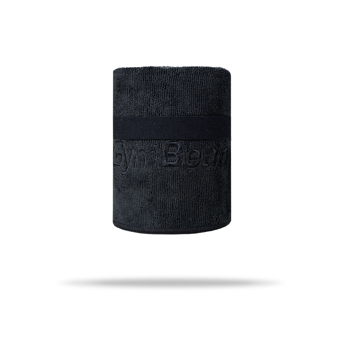 Športový uterák z mikrovlákna Medium Black - GymBeam čierna