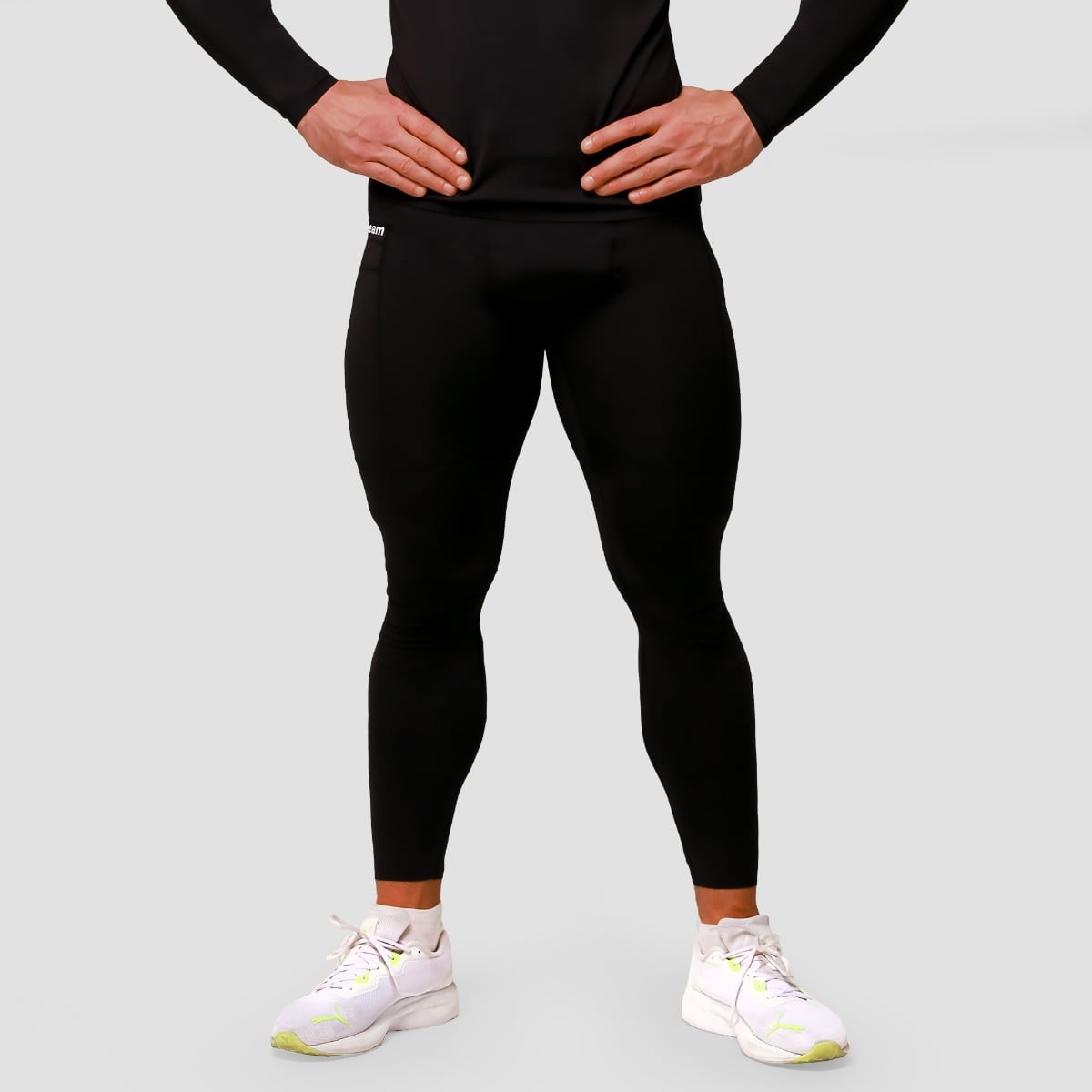 Kompresné legíny Mid Black - GymBeam
