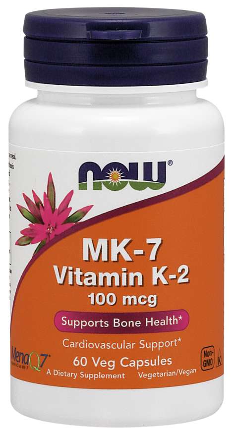 MK-7 Vitamín K-2 100 mcg - NOW Foods