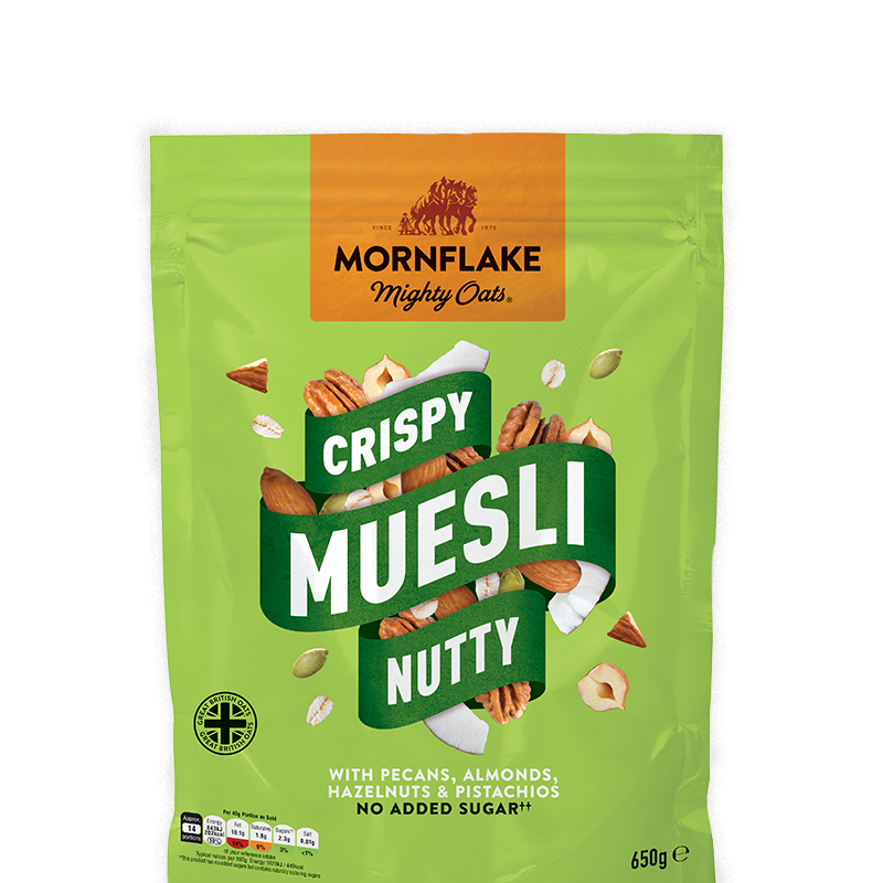 Chrumkavé Müsli Nutty 650 g - Mornflake