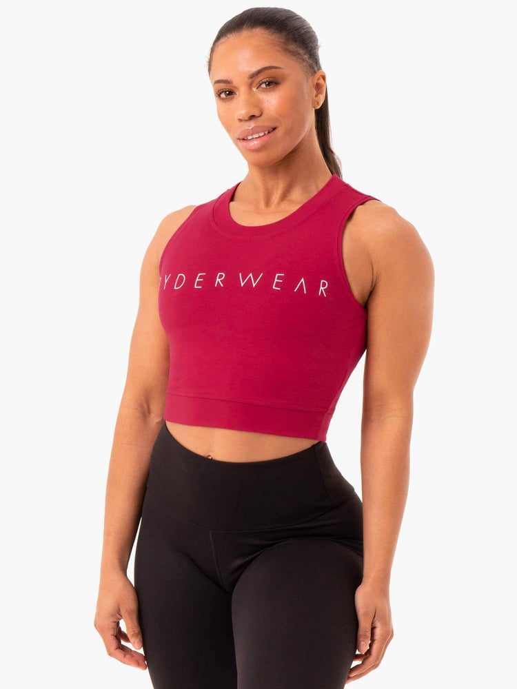 Dámske tielko Motion Wine Red - Ryderwear