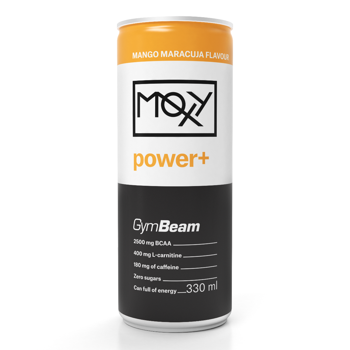 GymBeam Moxy Power+ Energy Drink 330 ml lesné ovocie