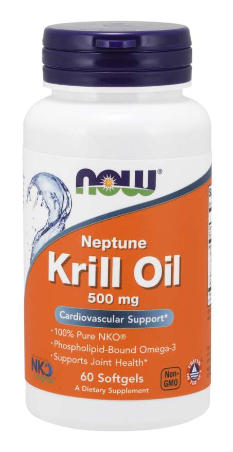NOW Krill Oil Neptune olej z krilu 500 mg 60 softgel kapsúl 120 kaps.