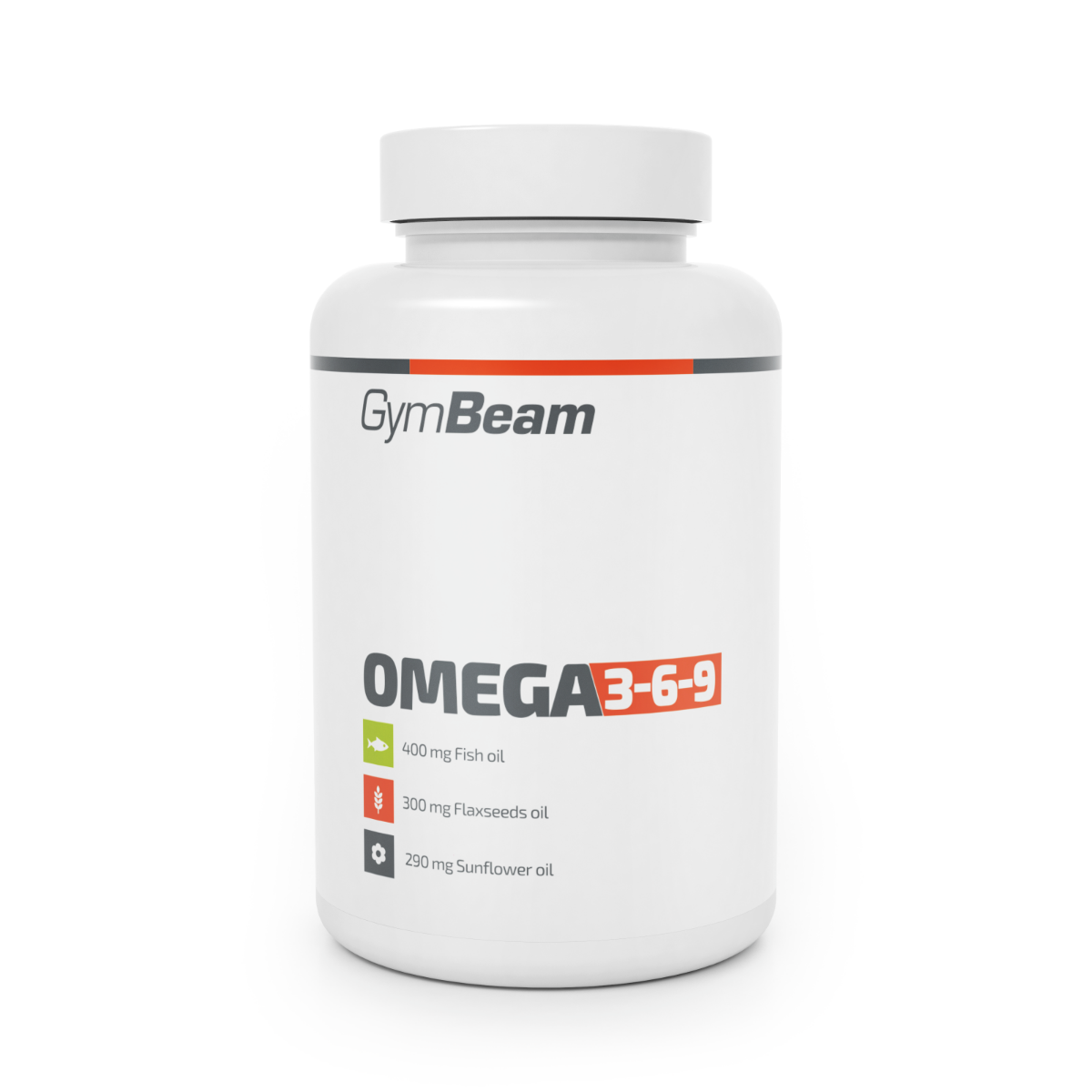 Omega 3-6-9 - GymBeam shadow 120 kaps.