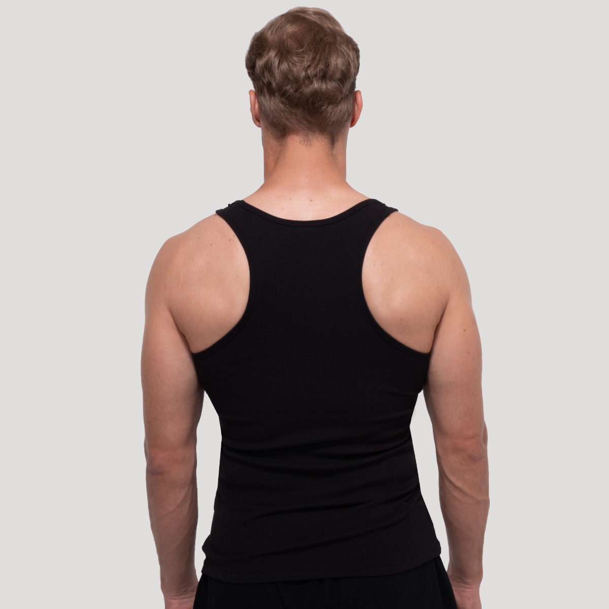 Tílko Persistence Ribbed Black - GymBeam