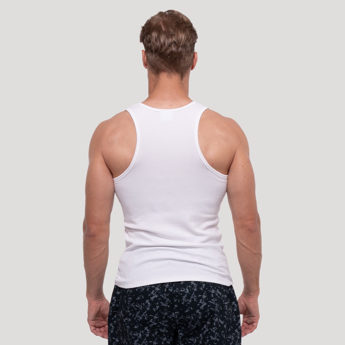 Triedlo Persistence Ribbed White - GymBeam