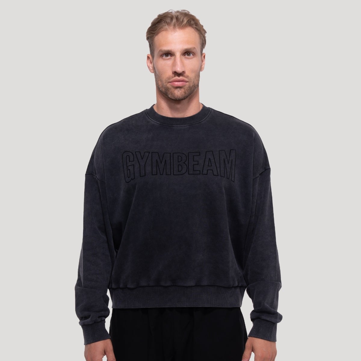 Mikina Persistence Washed Black - GymBeam