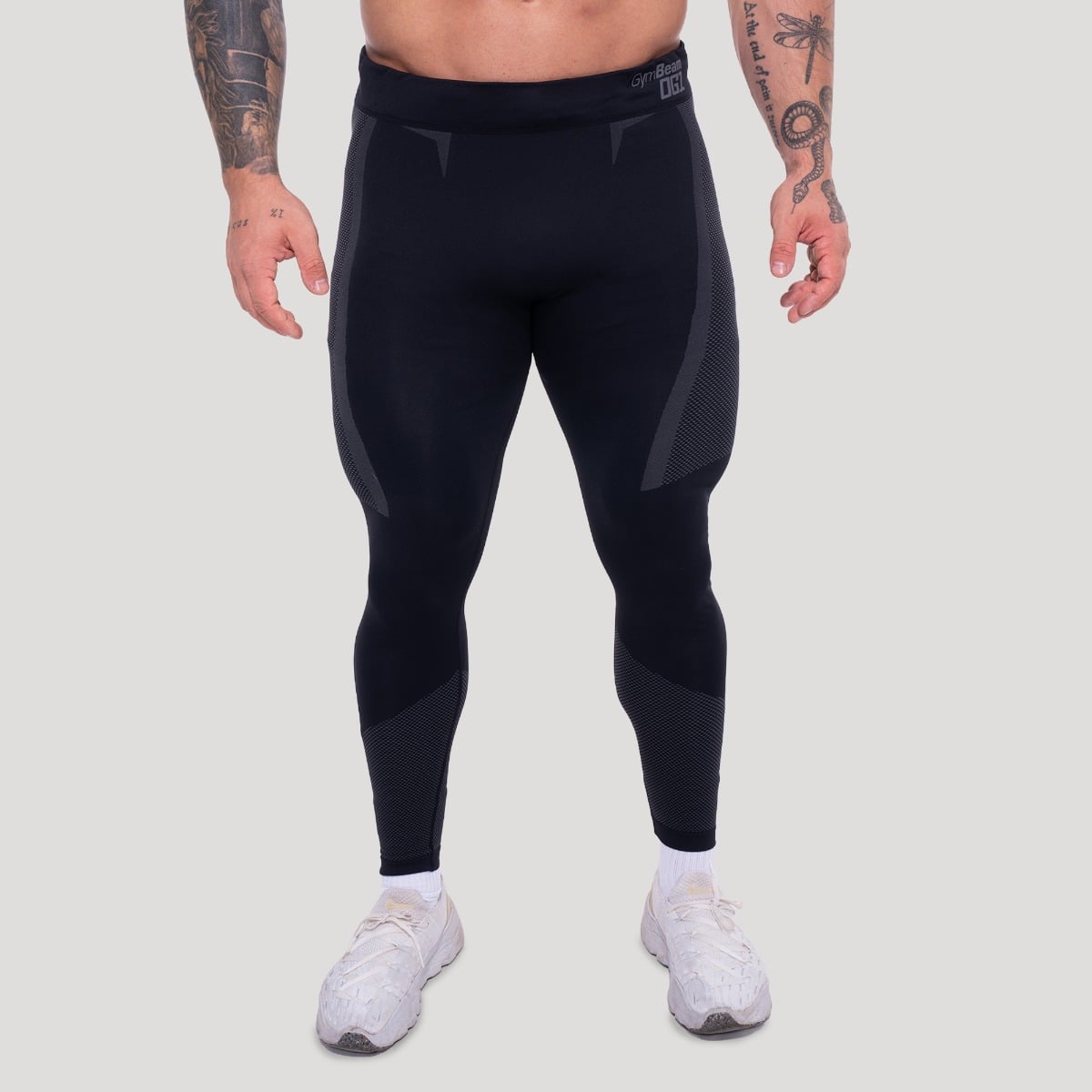 Bezšvové legíny OG1 Black/Grey - GymBeam