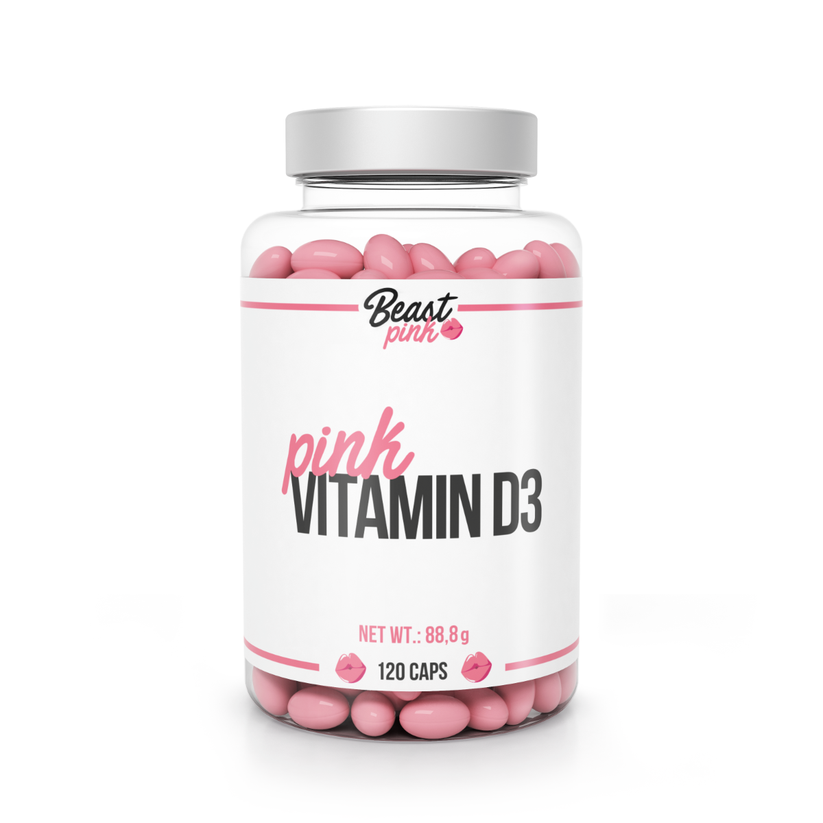 Pink Vitamín D3 - BeastPink shadow 120 kaps.