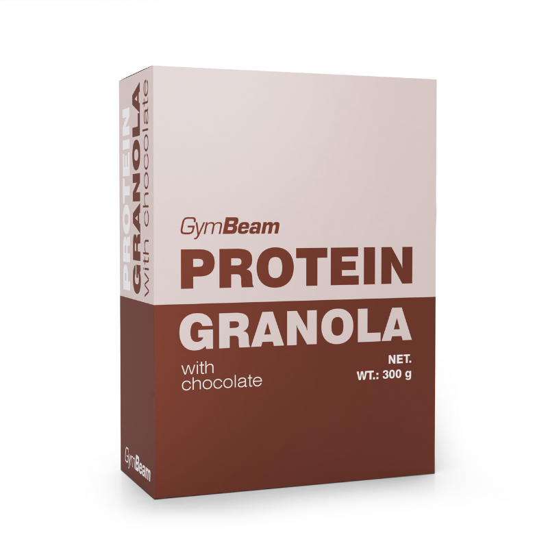 Proteínová granola s čokoládou - GymBeam 5 x 300 g