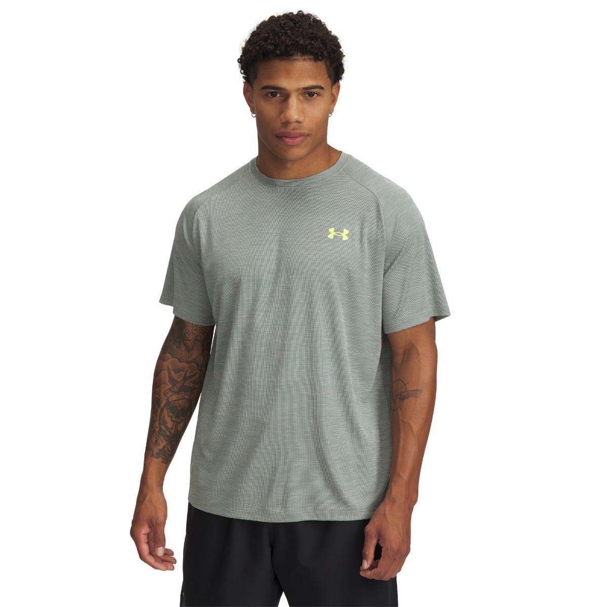 Tričko Tech Textured SS Green - Under Armour