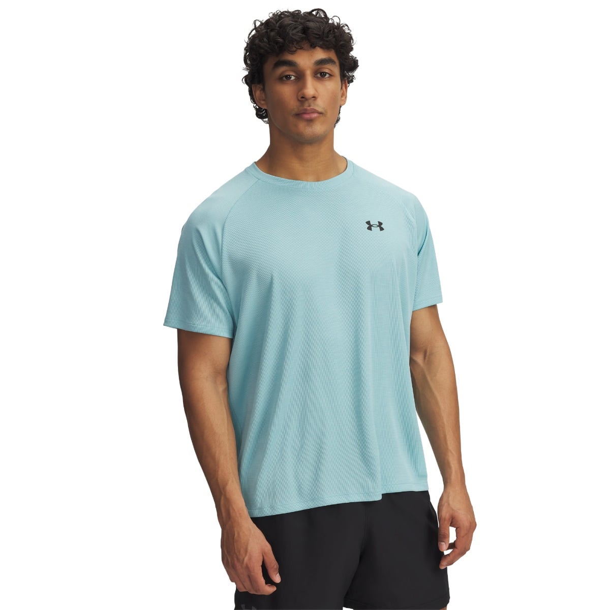 Tričko Tech Textured SS Blue - Under Armour