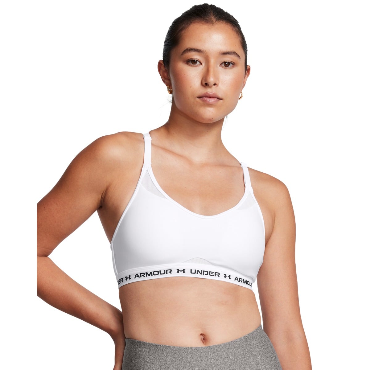 Športová podprsenka Crossback Low White - Under Armour