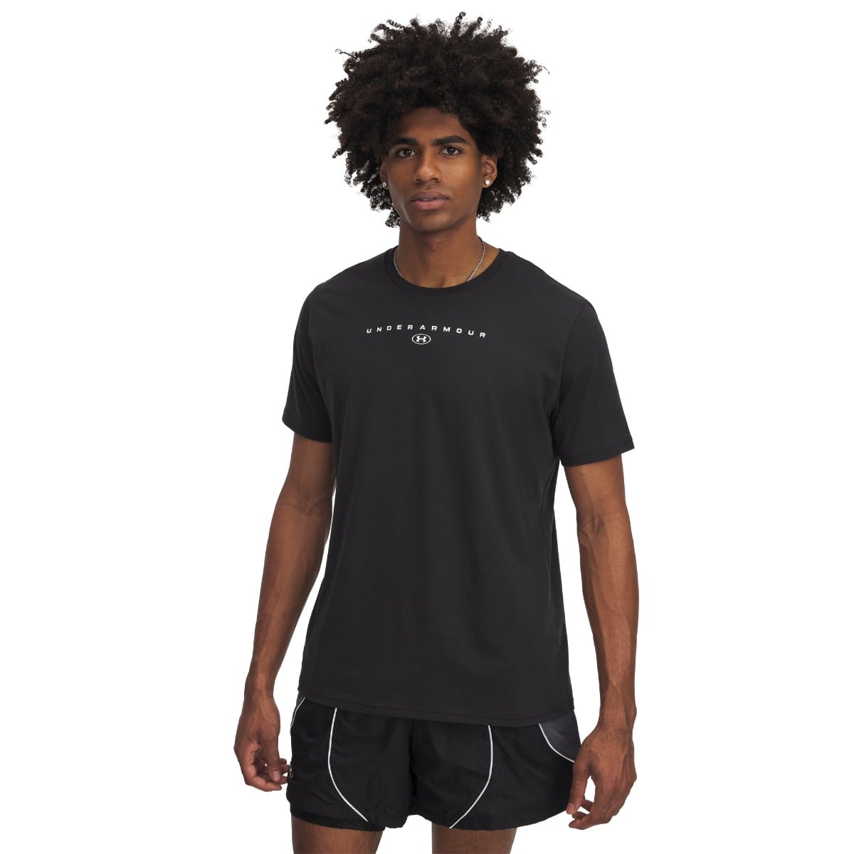 Tričko Stacked Logo SS Black - Under Armour