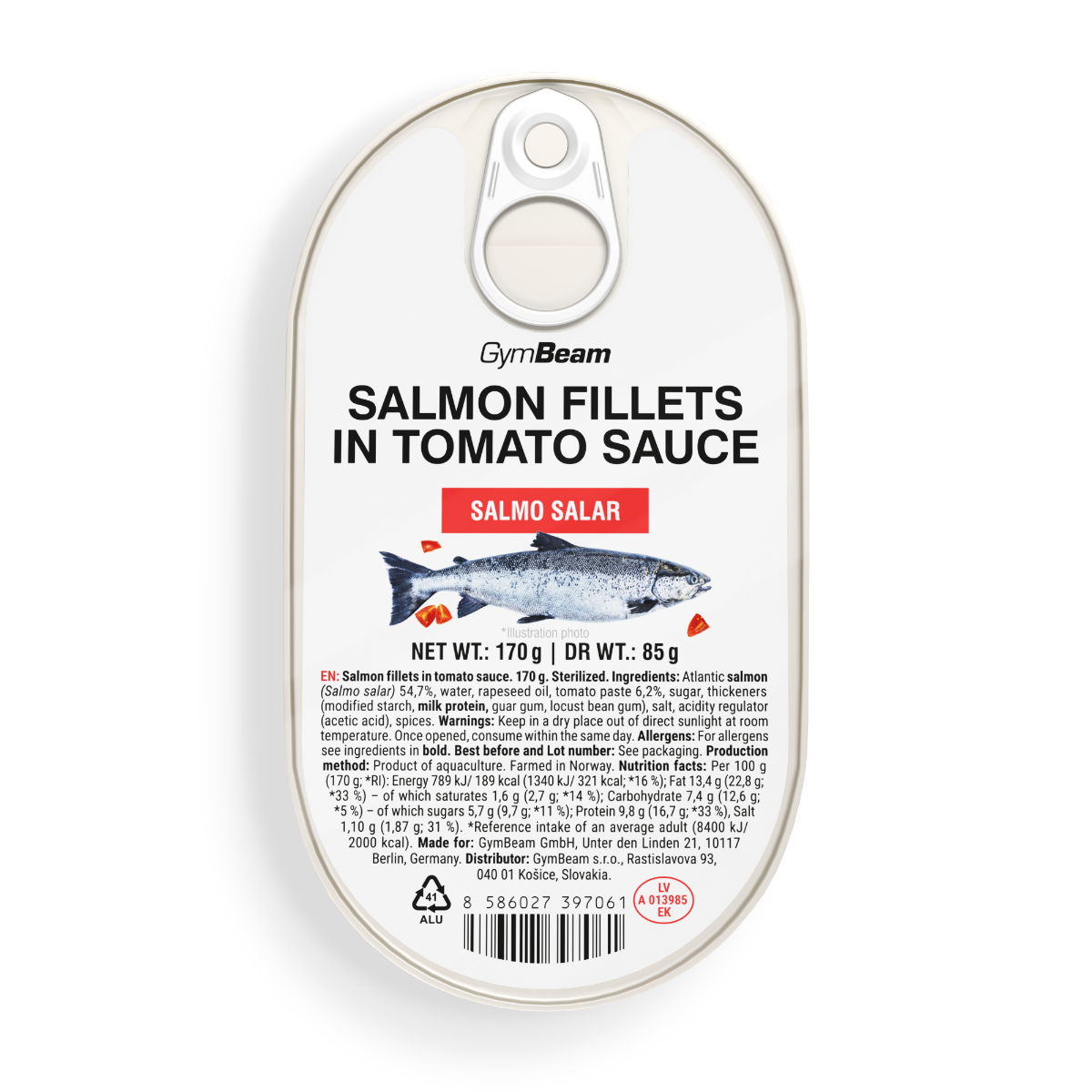 Lososové filety v paradajkovej omáčke - GymBeam