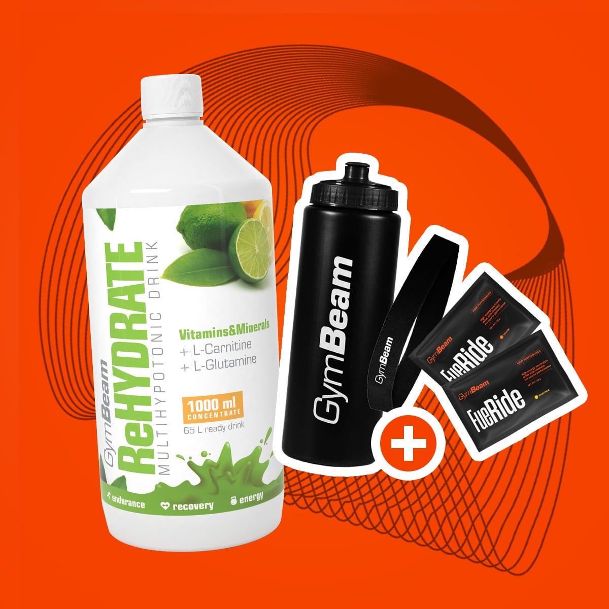 Iónový nápoj ReHydrate - GymBeam + darčeky 