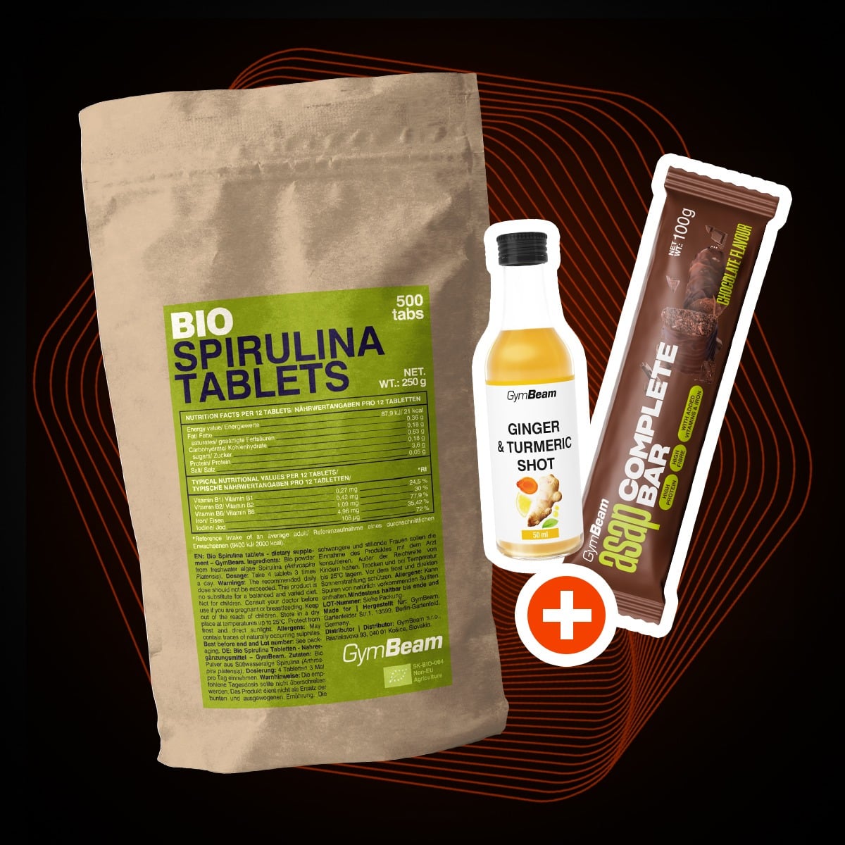 BIO Spirulina - GymBeam + darčeky