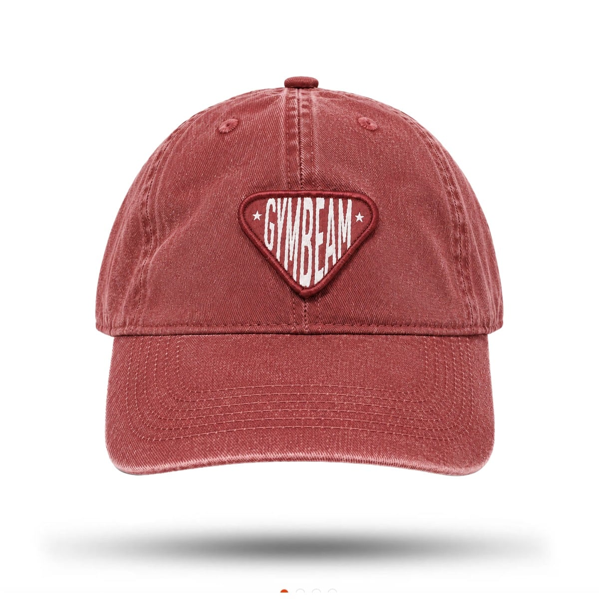 Šiltovka Sunday Dad Cap Washed Red - GymBeam