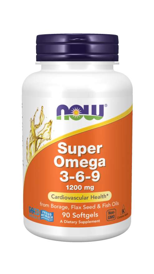 NOW Foods Super Omega 3-6-9 1200 mg 180 softgel kapsúl 180 kaps.