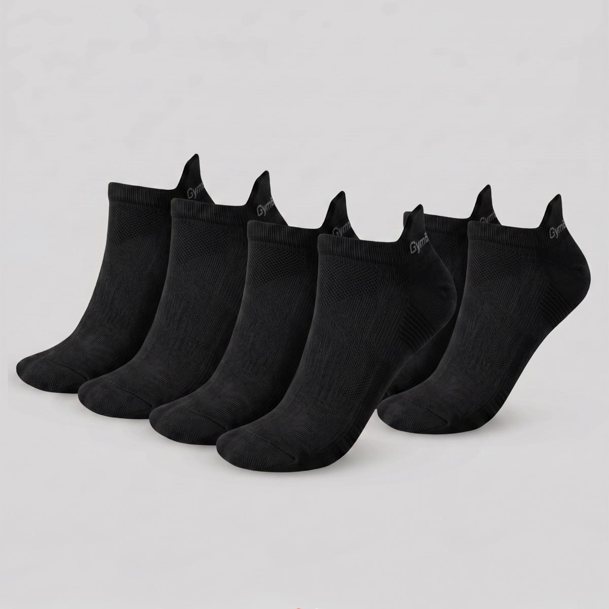 Ponožky Tab 3Pack Black - GymBeam