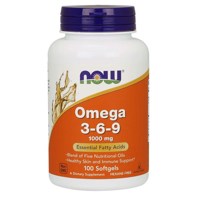 NOW Foods Omega 3-6-9 1000 mg 250 kaps.