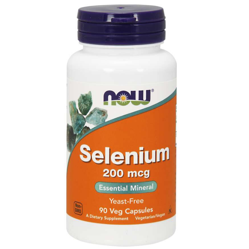 Selén 200 mcg - NOW Foods