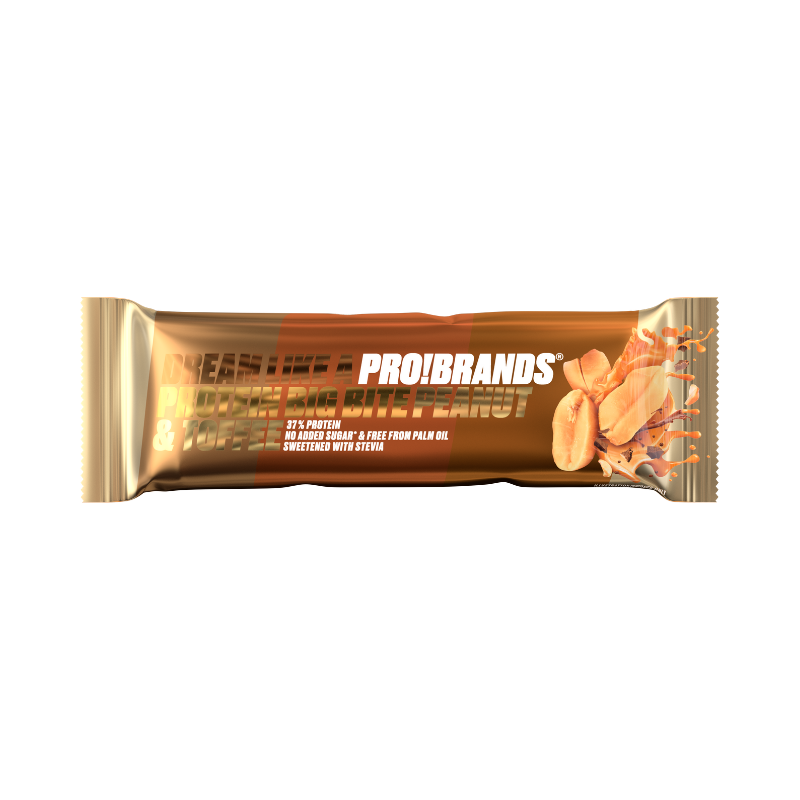 FCB BIG BITE Protein pro bar 24 x 45 g arašidový karamel