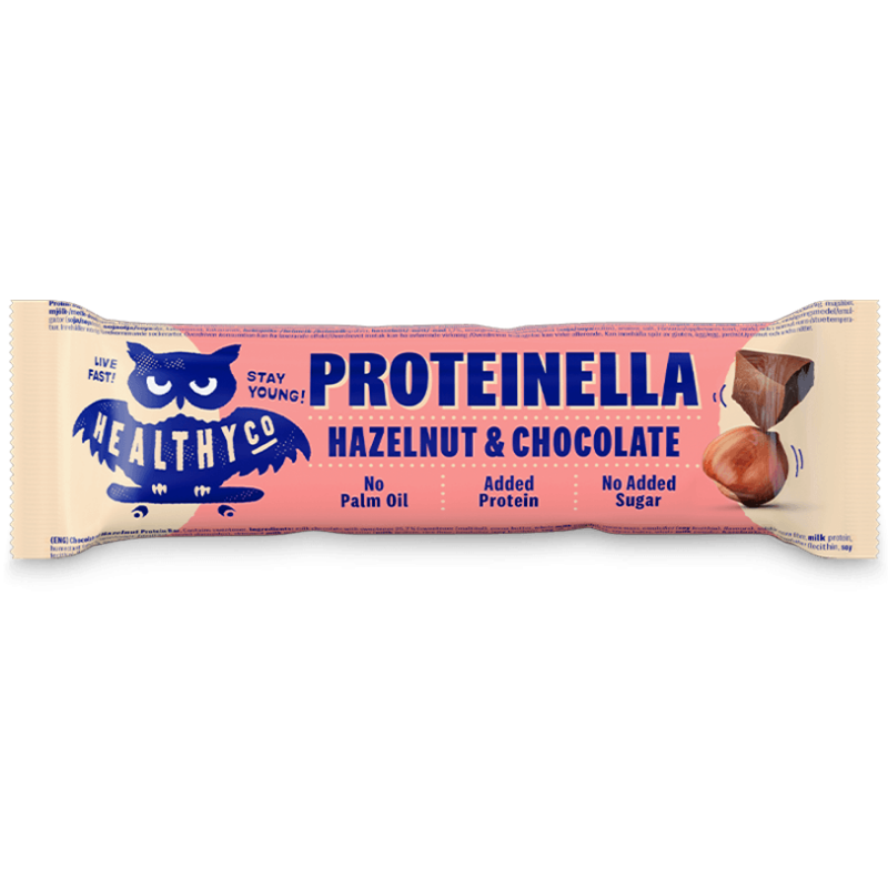 HealthyCo Proteinella bar 35 g biela čokoláda