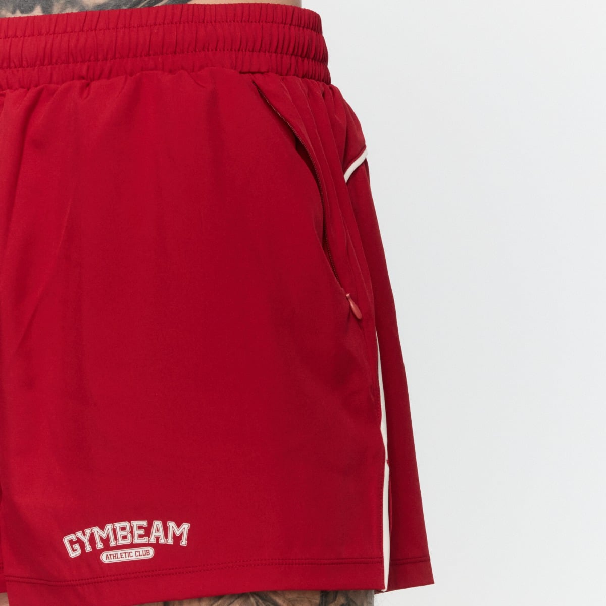 Športové šortky Varsity Red - GymBeam