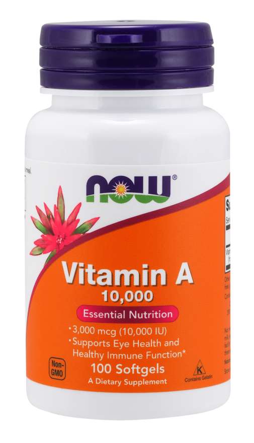 Vitamín A 10,000 IU - NOW Foods