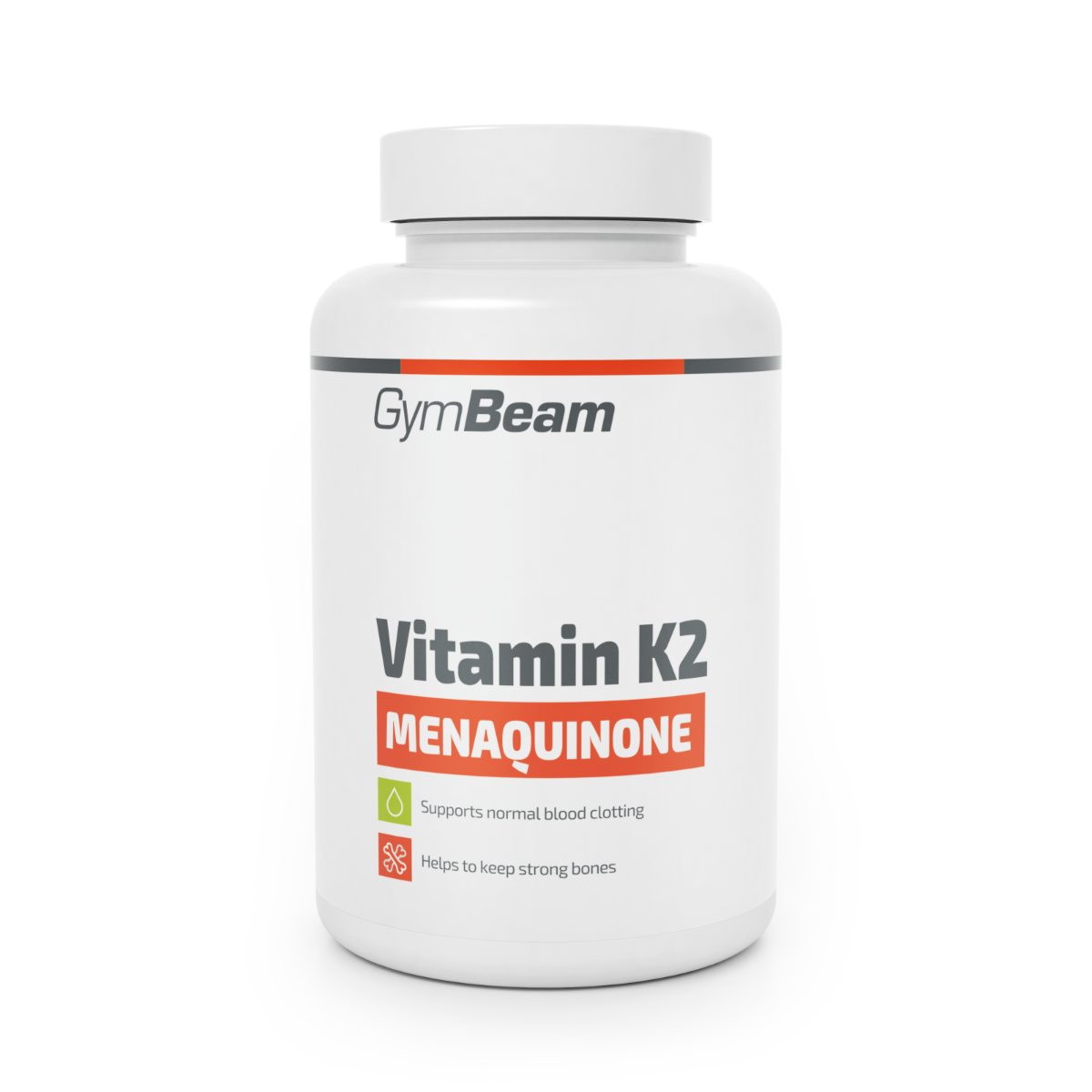 Vitamín K2 (menachinón) - GymBeam shadow 90 kaps.