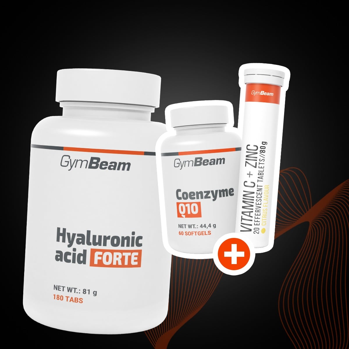 Kyselina hyalurónová Forte - GymBeam + darček