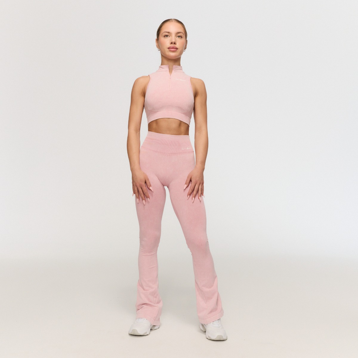 Dámske bezšvové legíny Fierce Baby Pink - GymBeam