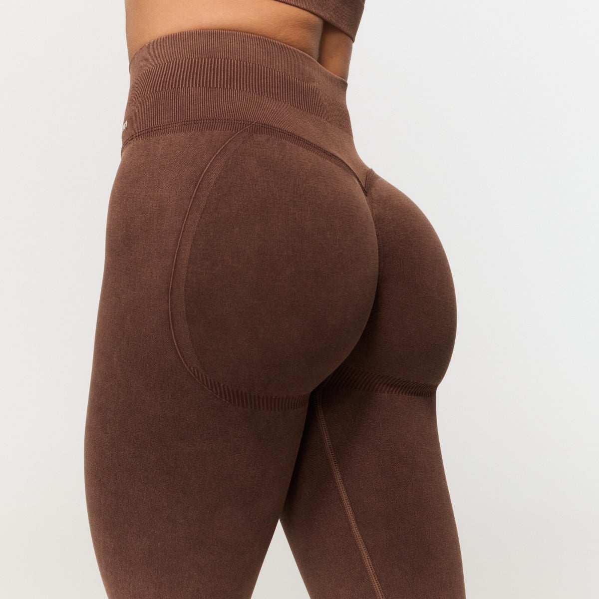 Dámske bezšvové legíny Fierce Brown - GymBeam