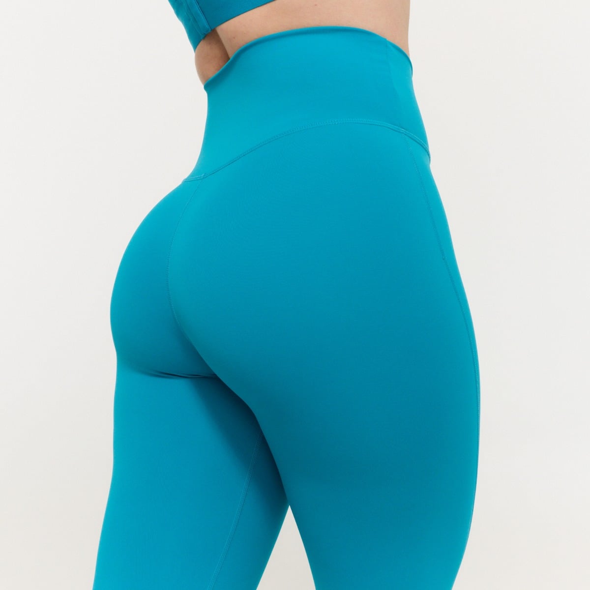 Dámske legíny High-waist Limitless Aquamarine - GymBeam