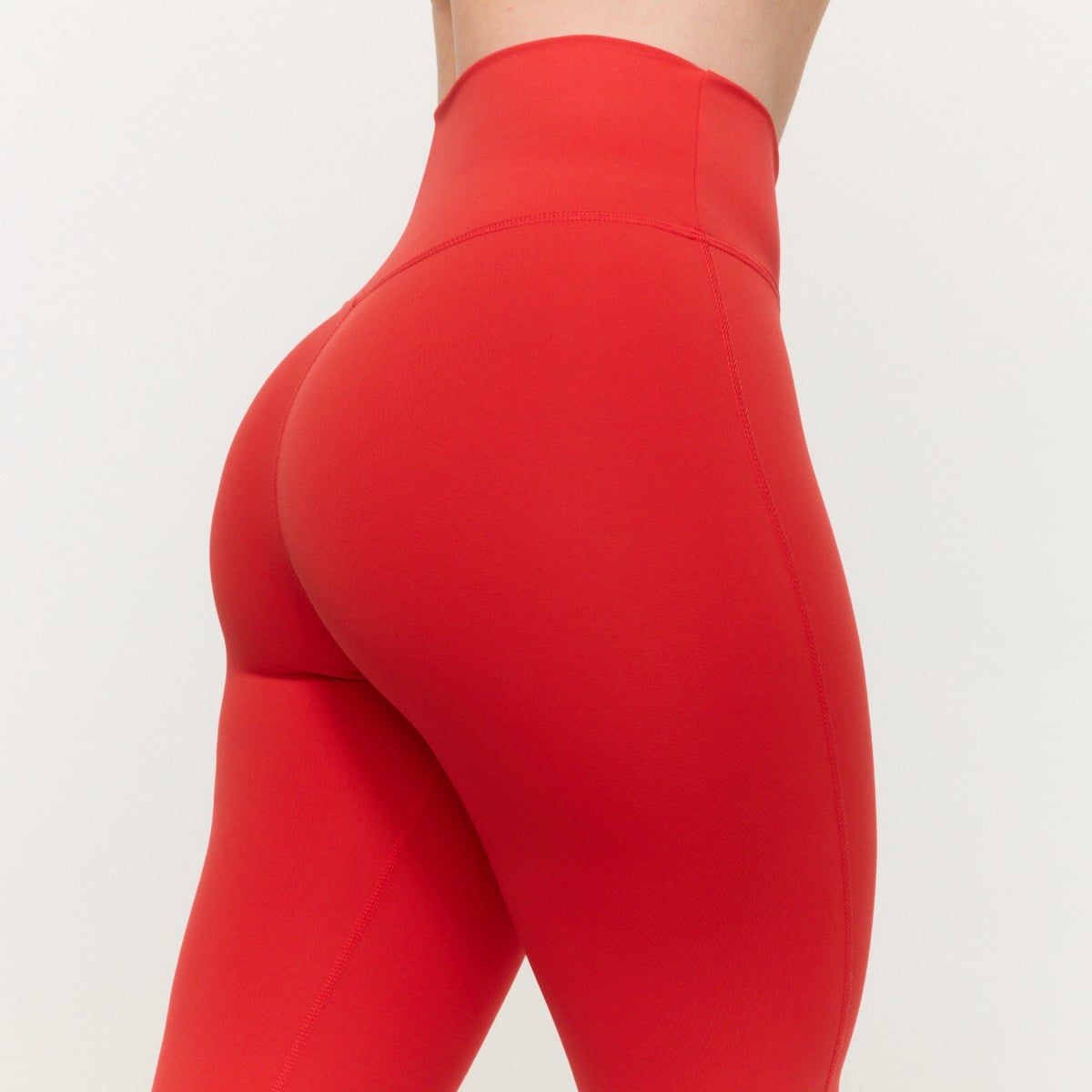 Dámske legíny Limitless s vysokým pásom Hot Red - GymBeam