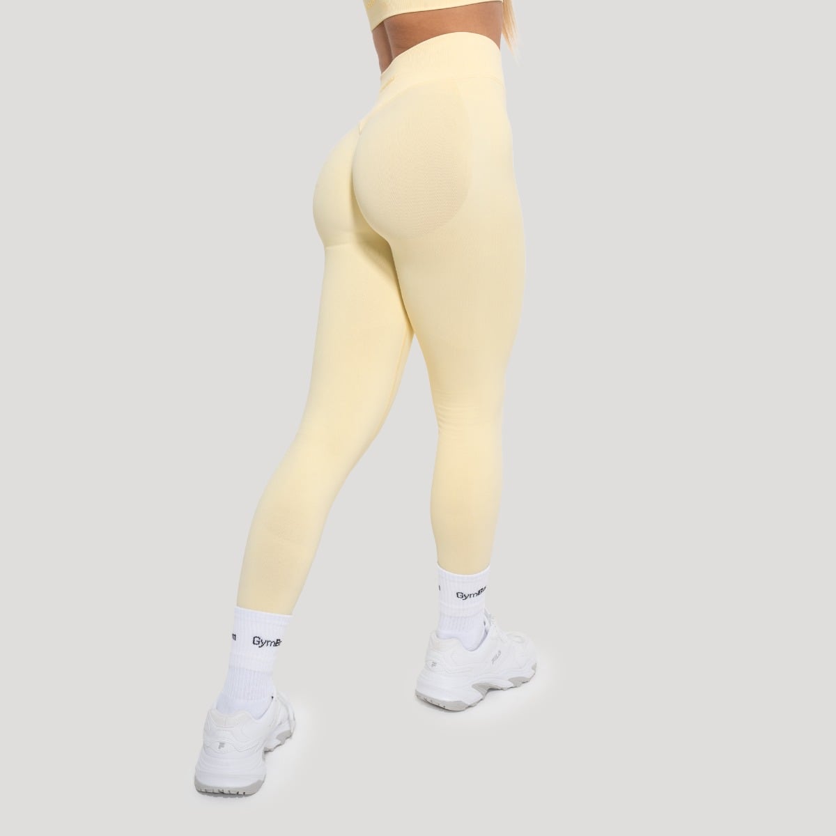 Dámske Legíny Luma Butter Yellow - GymBeam