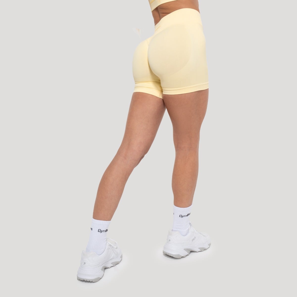 Dámske šortky Luma Butter Yellow - GymBeam