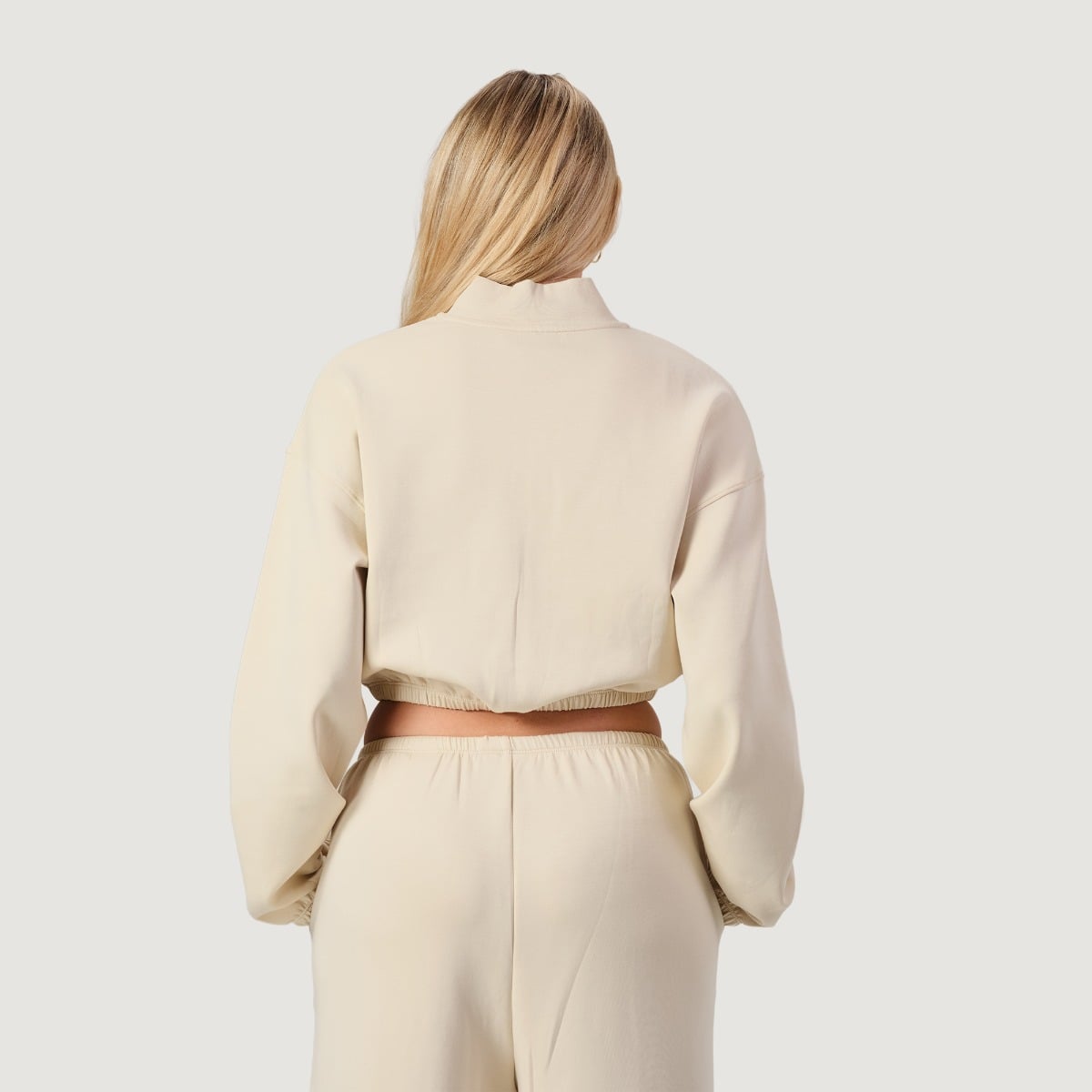 Dámska mikina Zip-Up NEO Almond - GymBeam