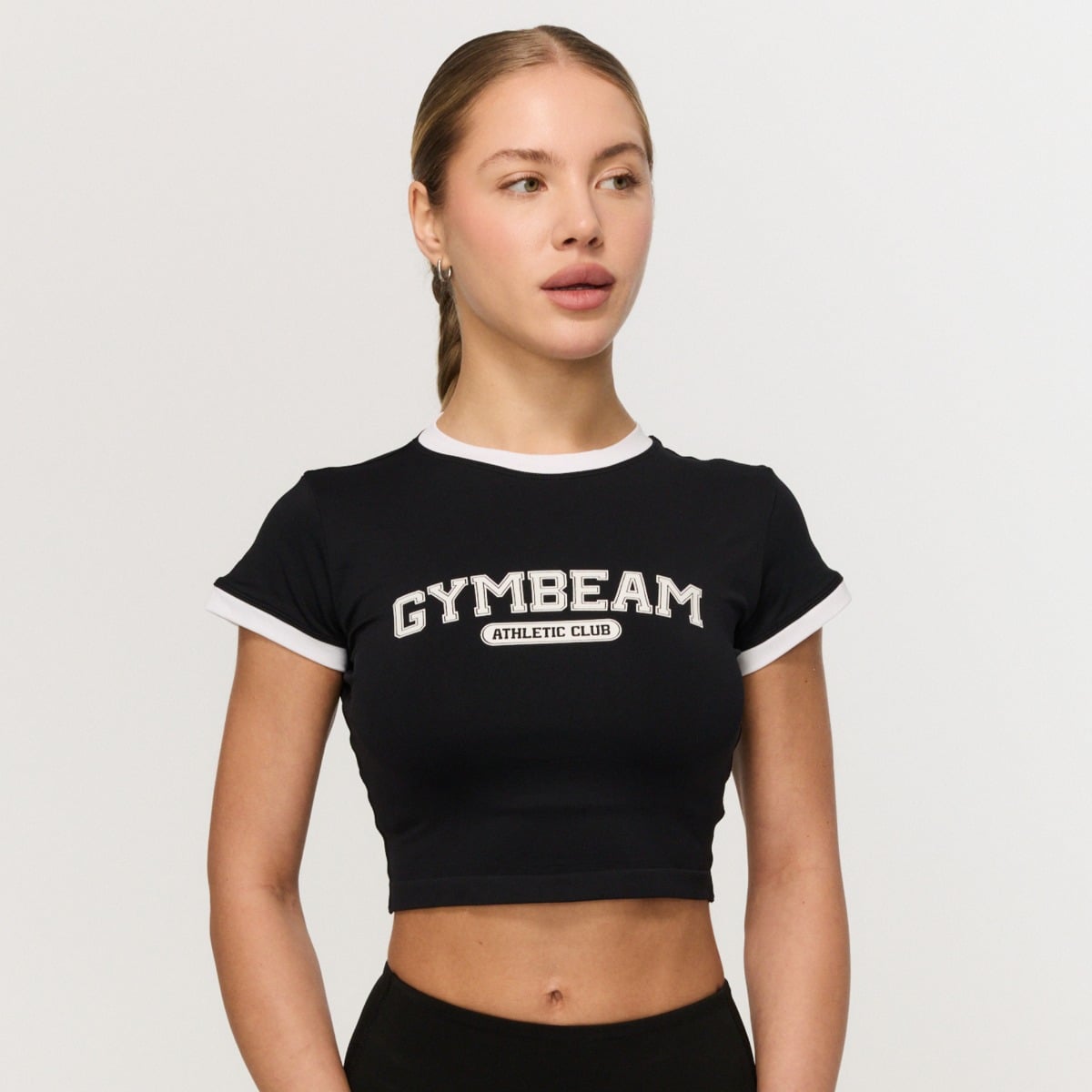 Dámske tričko Varsity Black - GymBeam