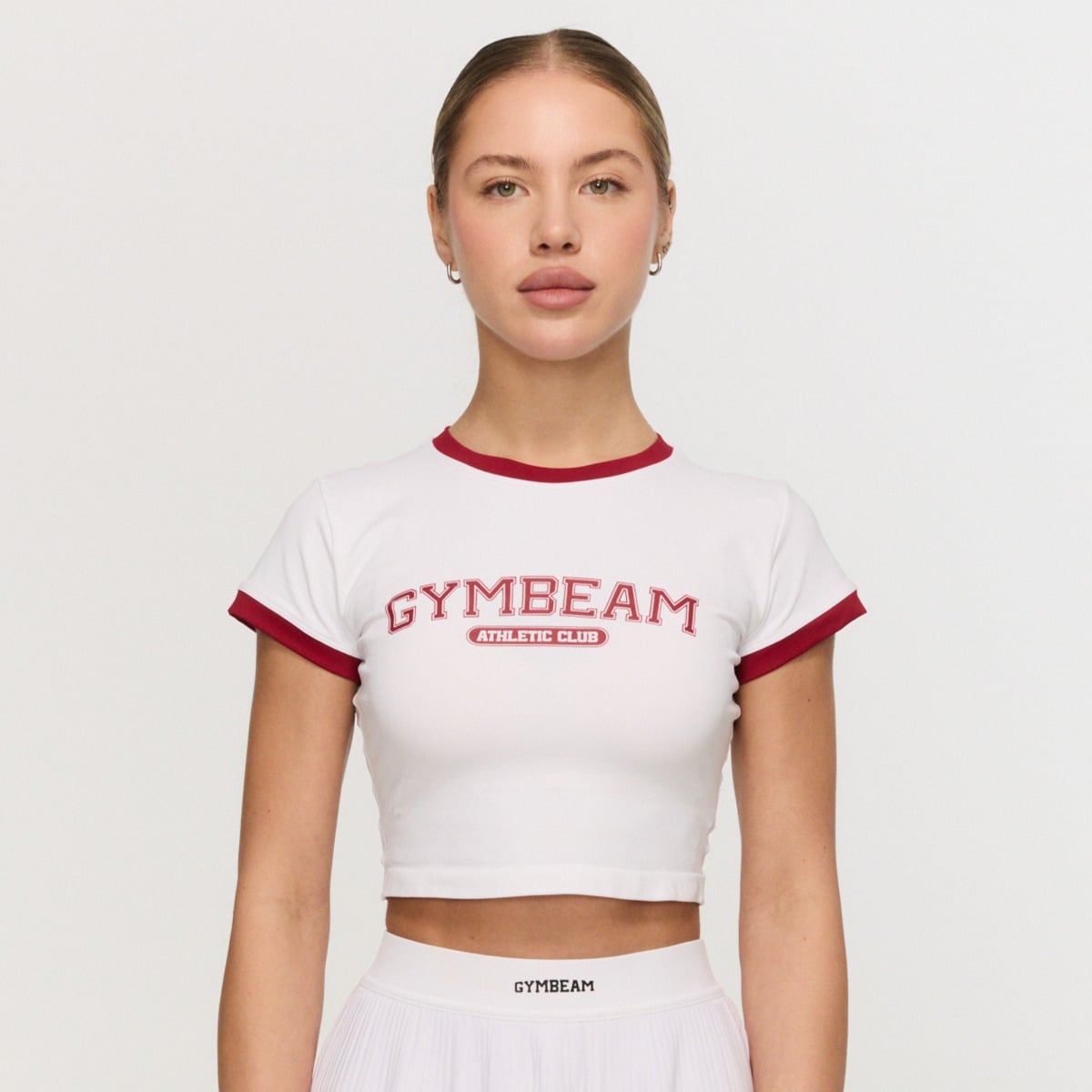 Dámske tričko Varsity White - GymBeam