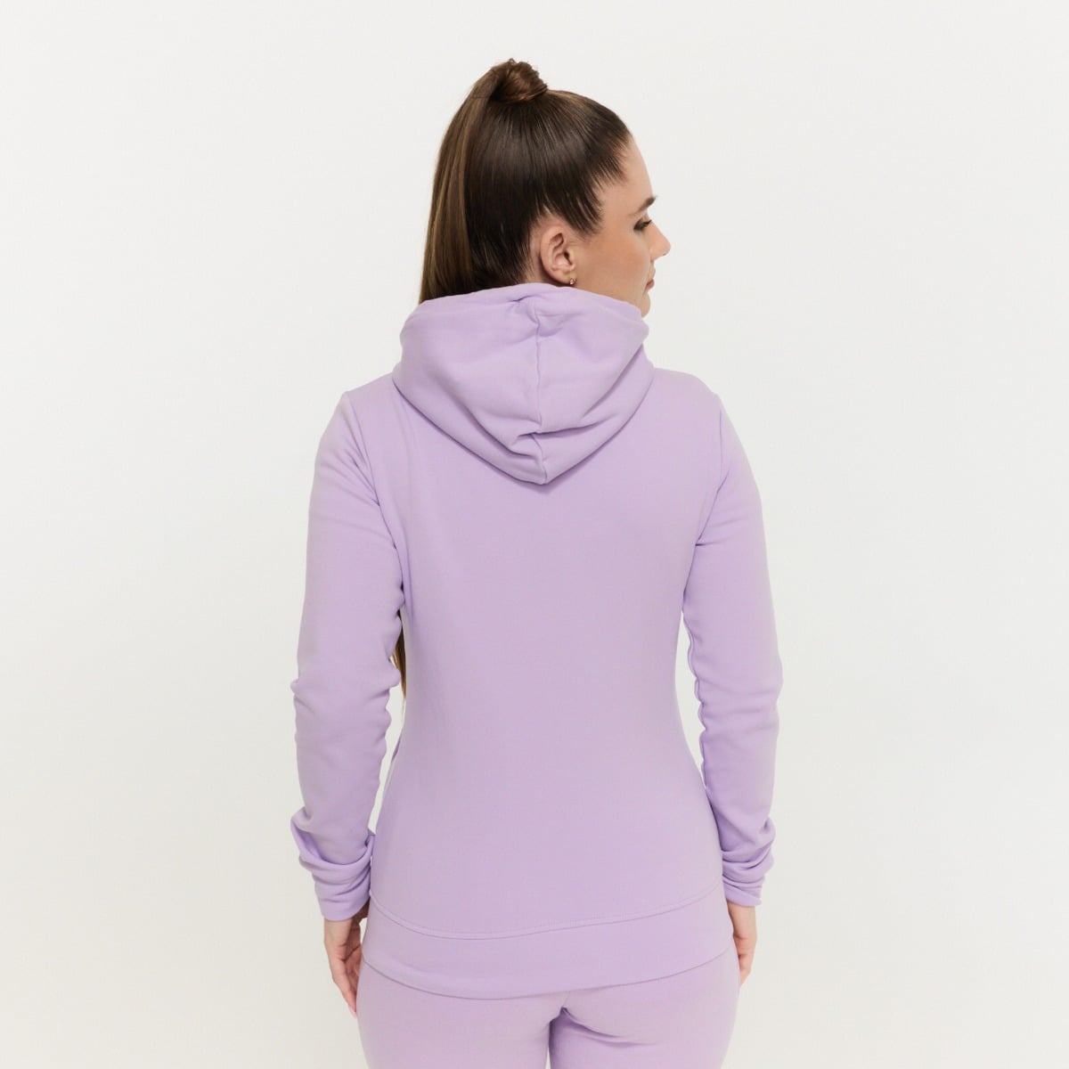 Dámska mikina so zipsom Limitless Lavender - GymBeam
