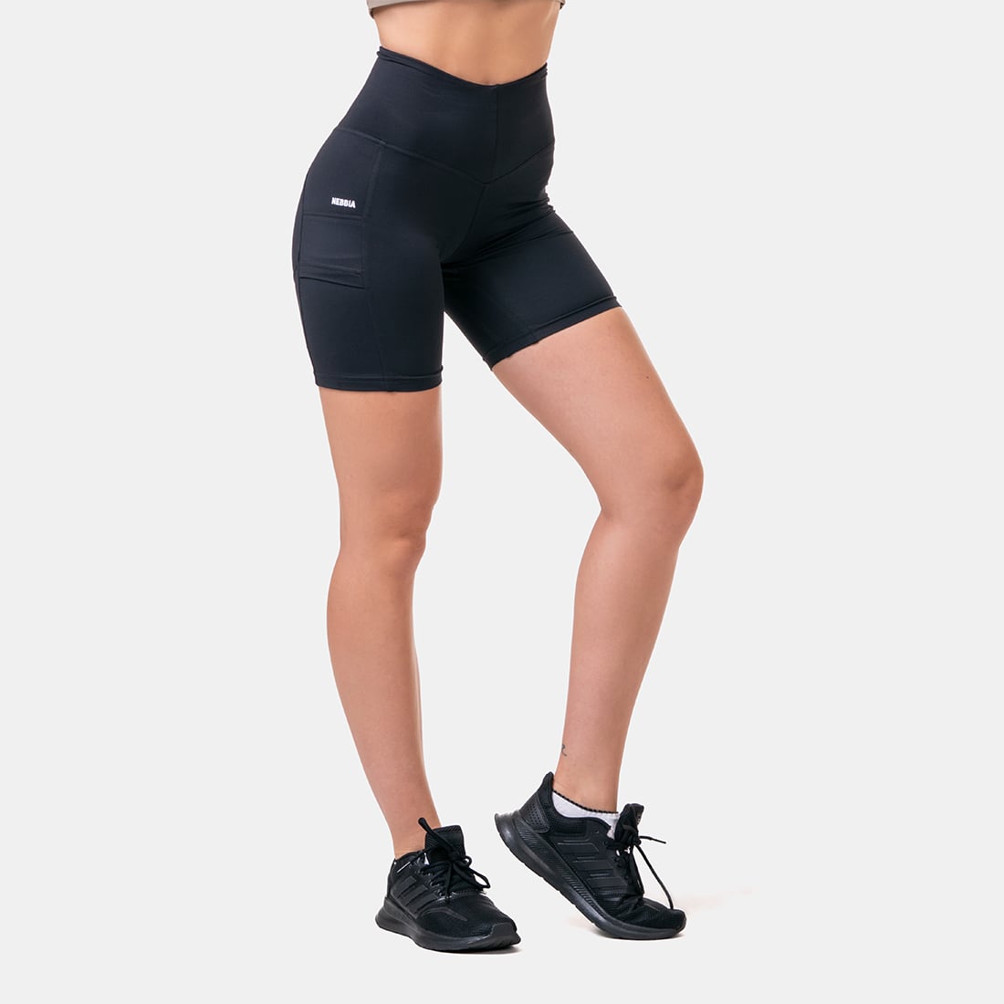Dámske šortky Biker Fit & Smart Black - NEBBIA