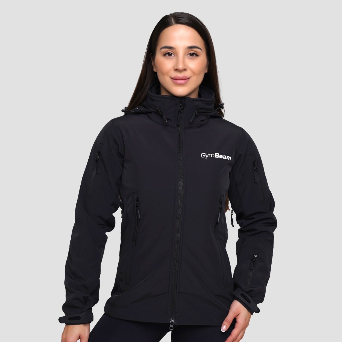 Dámska bunda Softshell Black - GymBeam