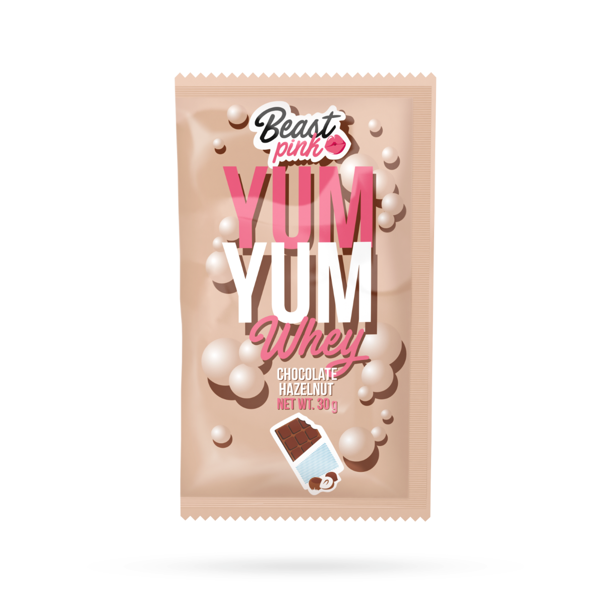 Vzorka proteínu Yum Yum Whey - BeastPink vanilková zmrzlina 400 x 30g