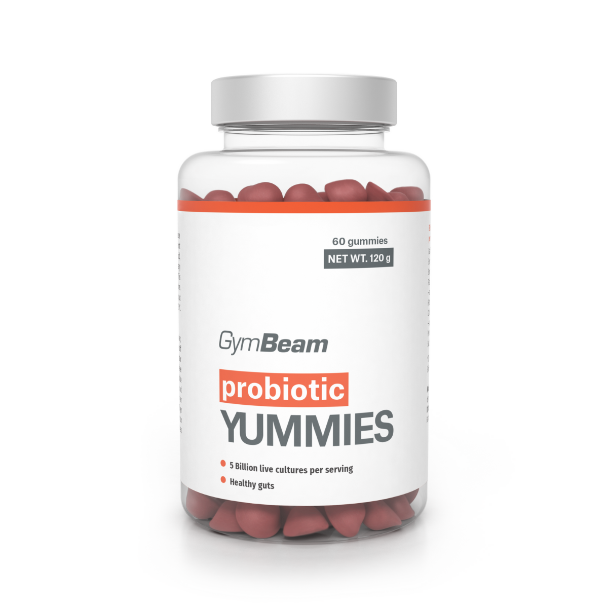 Probiotiká Yummies - GymBeam shadow 60 kaps.